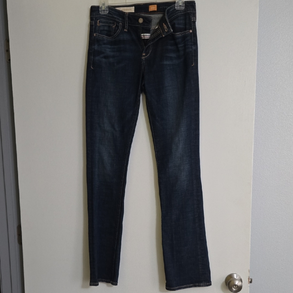 Pilcro Blue Straight Leg Jeans Classic Style